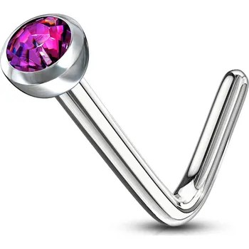 Piercing Šperky4U Zahnutý piercing do nosu - N01149-A