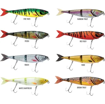 Umělá nástraha Wobler Berkley Zilla Swimmer 19 cm barva: White Chartreuse