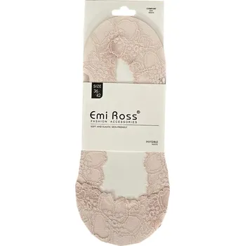 Dámské ponožky Aura.via Dámské ponožky baleríny Emiross ST01 Barva: Růžová, Velikost: 36/42