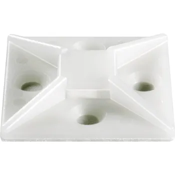 Organizace kabelů TRU COMPONENTS TC-HC25203 úchytka samolepicí 1593036 Průměr kabelového svazku (rozsah) 12.70 mm (max) 4cestný vstup pro provlečení transparentní 1 ks