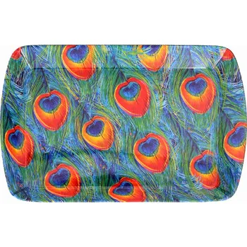 Leonardo, Anglie Leonardo - Plastový tác Peacock - 23*15*2 cm