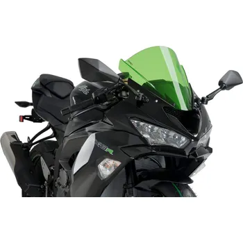 Plexi štít Puig RACING Kawasaki ZX-6R 636 2019- (Barva plexi: Tmavě kouřové)