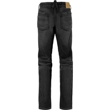 Moto kalhoty SPIDI CREW, černé, obšívka Cordura®/denim bavlna jeans kalhoty na motorku 36