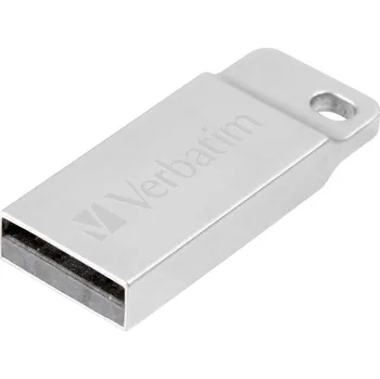 USB flash disk Verbatim Metall-Gehäuse USB flash disk 64 GB stříbrná 98750 USB 2.0