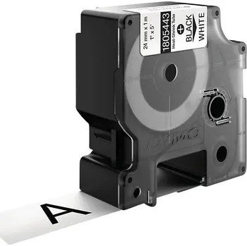 Kotouček do pokladny a tiskárny štítků páska nelaminovaná DYMO IND RHINO S0718340 polyolefin Barva pásky: bílá Barva písma:černá 24 mm 1.5 m