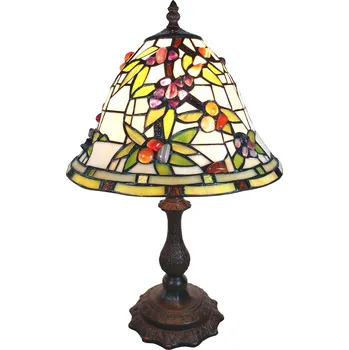 Lampička Stolní vitrážová lampa Tiffany Mabelle - 31*31*47 cm