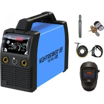 Svářečka Kühtreiber KITin 170 TIG LA RS + kabely 25/5m + kukla + hořák TIG + ventil + plná lahev ARGON