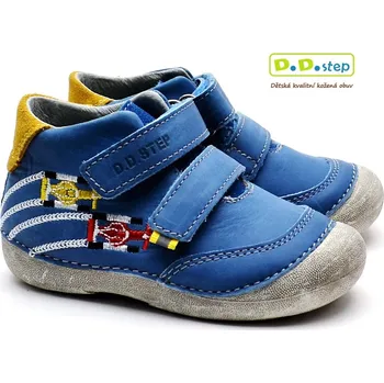 Dívčí polobotky Dětské boty DDstep 015-177 modré Velikost: 19