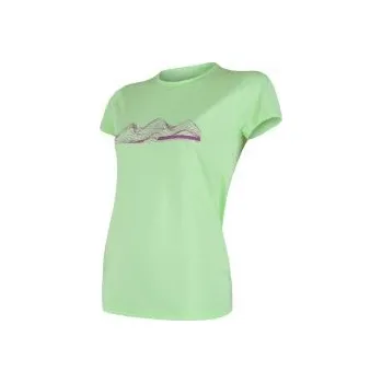 Dámské oblečení SENSOR COOLMAX FRESH PT MOUNTAINS dámské triko kr.rukáv sv.zelená XL; Zelená triko + DÁREK DLE VÝBĚRU!