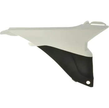 Boční kryt vzduchového filtru pravý KTM, RTECH (bílo-černý)