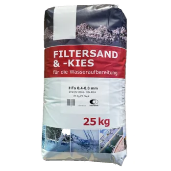 Bazénová chemie Wolf Muller Filtrační písek 0,7-1,25 mm Balení: 25 Kg