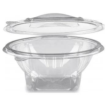 Miska kulatá průhledná s víčkem 750 ml (PET) 77907
