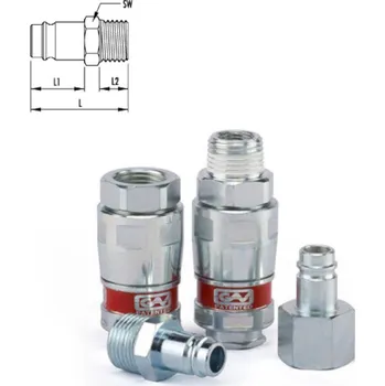 Příslušenství ke kompresoru GAV VSUVKA RYCHLOSPOJKY MAGNUM STL.VZDUCH 1/2" vnější závit