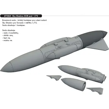 Plastikový model Eduard 1/72 Sky Shadow ECM pod