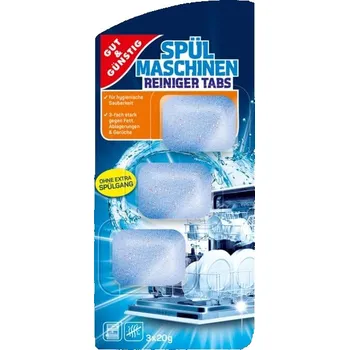 Mycí prostředek G+G Tablety na čištění myčky 3x20g