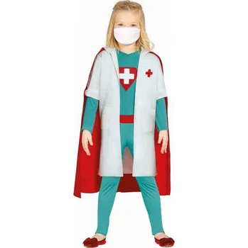 Karnevalový kostým Guirca Dětský kostým - Superhrdinka doktorka Velikost - děti: XL: 143-151 cm