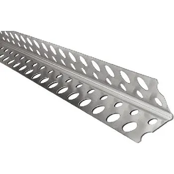 Stavební profil HPI Lišta na ochranu rohů pro sádrokarton - hliník lesklý s&nbsp;úhlem 135°, tl. 0,35 mm 2,5 m (m) - množstevní sleva při odběru nad 12 000 Kč