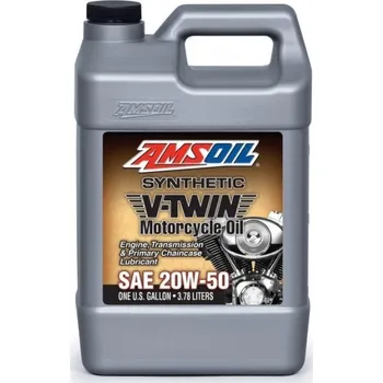 Motorový olej Amsoil Synthetic V-Twin Motorcycle Oil 20W-50 3,78 l