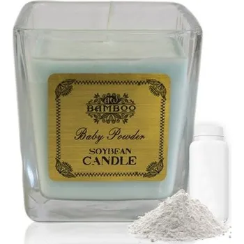 Svíčka AWGifts Sójová svíčka ve skle - Dětský pudr