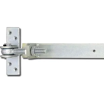 Příslušenství pro plot Satos M16 seřizovací závěs na dřevěné dveře BZn 130 x 35 x 470 mm