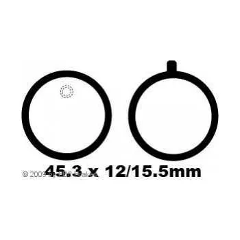 Brzdový komplet EBC FA28 organické brzdové destičky pro motorku