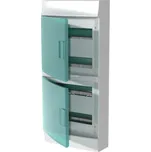 ABB 1SPE007717F0721 Rozvodnice nástěná, 48 Modulů, plastová průhledná dvířka, krytí IP41, řada Mistral41W, včetně N+PE svorek (32 + 32)