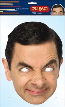 Karnevalová maska Maskarade Papírová maska Mr. Bean