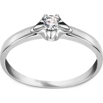 Prsten Zásnubní diamantový prsten Kelsey, 14K CSBR59A + dárkové balení LUXUS zdarma