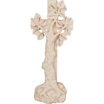Vánoční dekorace Ornatis Kříž - Strom Života II. Provedení: Přírodní bez malování, Velikost Kříže: 20 cm