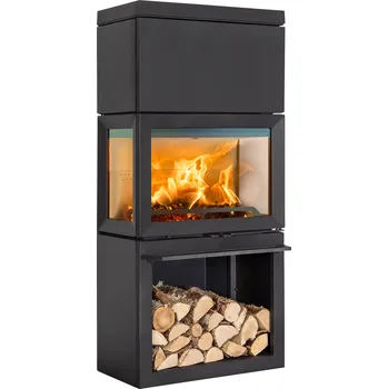 Krbová kamna Jotul F 520 CB HT BP - černý lak, nástavec