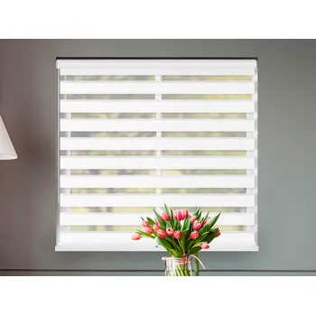 Roleta FEXI Zatemňovací Roleta Den a noc, Origin bílá, C 012 v MAXI kazetě, 150x30 cm