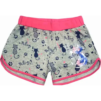 Dívčí kraťasy Dívčí kraťasy šedé Kugo K794 Velikost: 146