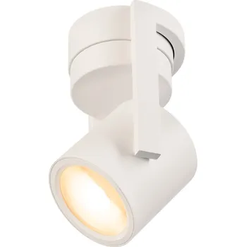 SLV 1004665 Oculus, bílé nástěnné/stropní svítidlo, LED 10,5W 2000-3000K, průměr 9cm