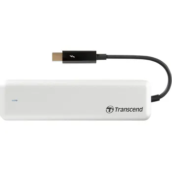 Externí pevný disk Transcend JetDrive(TM) 855 Mac 960 GB, externí SSD disk, Thunderbolt 3, stříbrná