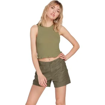 Dámské kraťasy VOLCOM kraťasy - Army Whaler Short Army Green Combo (ARC) velikost: 27