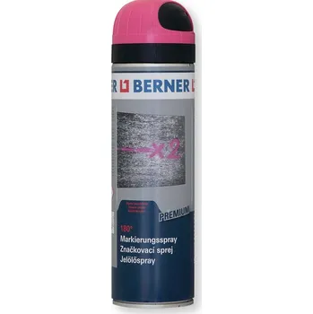 Barva ve spreji Berner značkový sprej PREMIUM růžový 500ml 341506
