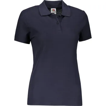 Dámské tričko Fruit Of The Loom Lady Fit Premium Polo Deep Navy S 