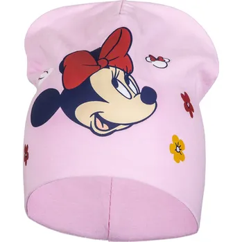 Čepice Minnie Mouse - licence Dívčí čepice - Minnie Mouse 036, světle růžová Barva: Růžová světlejší, Velikost: velikost 54