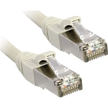 Datový kabel LINDY 47244 RJ45 síťové kabely, propojovací kabely CAT 6 F/UTP 2.00 m šedá s ochranou 1 ks
