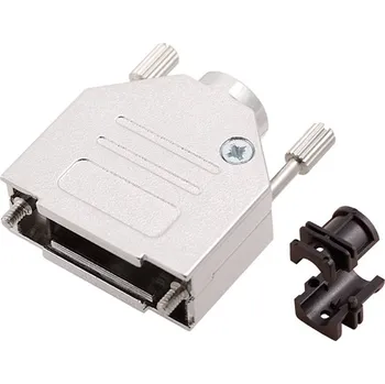 Konektor encitech DTZK37-NM-K 6560-0165-04 D-SUB pouzdro Pólů: 37 zinkový odlitek 180 ° kov 1 ks