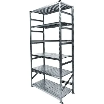 Dílenský regál Wexta Kovový policový regál, 2500x1500x400 mm, 6 polic, základní