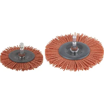 Příslušenství k vrtačce Wolfcraft Nylonový kartáč tvrdý 75mm kotouč stopka 6 1500000