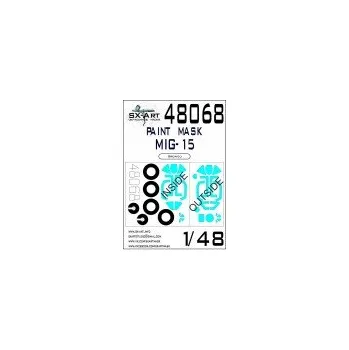 Plastikový model 1/48 MiG-15 Painting mask (BRONCO)