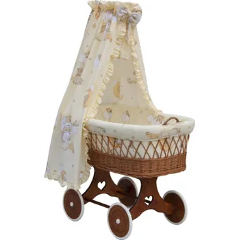 Nebesa nad Mojžíšův košík pro miminko a kolébky - Scarlett Mráček - béžová