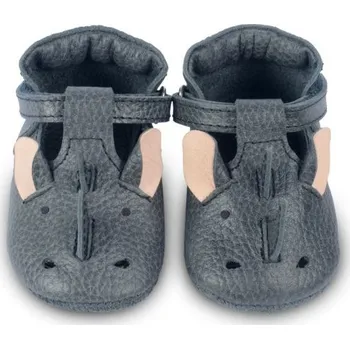 Capáčky Donsje Spark Kožené sandálky - Rhino Velikost: 6-12 měsíců