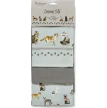 Sada 3 kuchyňských utěrek Cooksmart ® Curious Cats ID_1382959