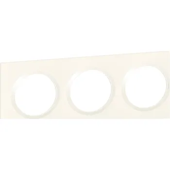 Legrand 3násobný kryt Signální bílá (RAL 9003) 600803 1 ks