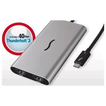 Video kabel Sonnet Thunderbolt 3 na dual HDMI 2.0 adaptér TB3-DHDMI , podpora 4K