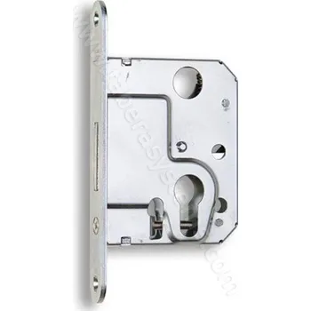 Stavební výplň Zadlabací zámek HOBES 2634C (čelo 18mm) BZn