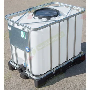nádrž IBC 600L NOVÝ KOMPLET 40cm na plastu